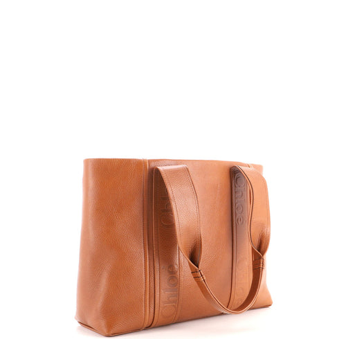 Woody Tote Leather Medium