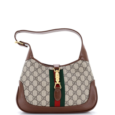 Jackie 1961 Hobo GG Coated Canvas Small