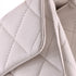 Retro Twist Top Handle Flap Shoulder Bag Quilted Caviar Small