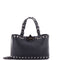 Rockstud Flip Lock Chain Tote Leather Mini