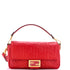 Baguette NM Bag Zucca Embossed Leather Medium