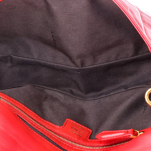 Baguette NM Bag Zucca Embossed Leather Medium