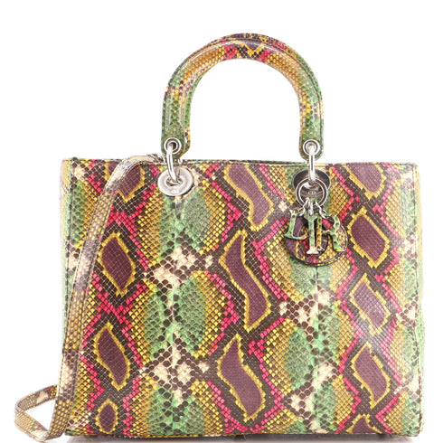 Lady Dior Bag Python Large