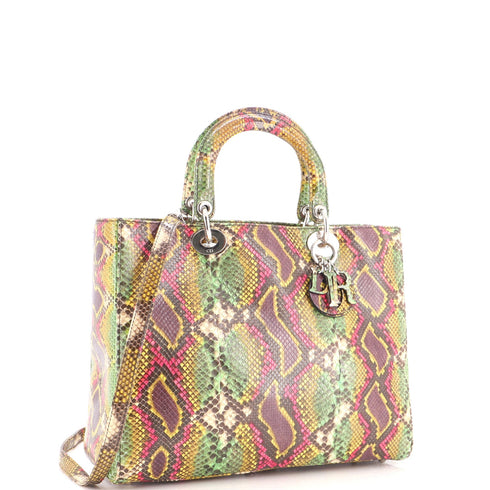 Lady Dior Bag Python Large