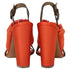Women's Moschino Cheap and Chic Bow Detail Sandals in Orange Satin