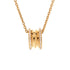 B.Zero1 Rock Pendant Necklace 18K Yellow Gold with Diamonds
