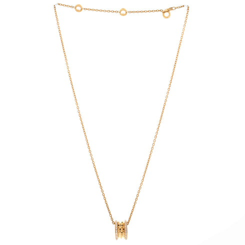 B.Zero1 Rock Pendant Necklace 18K Yellow Gold with Diamonds