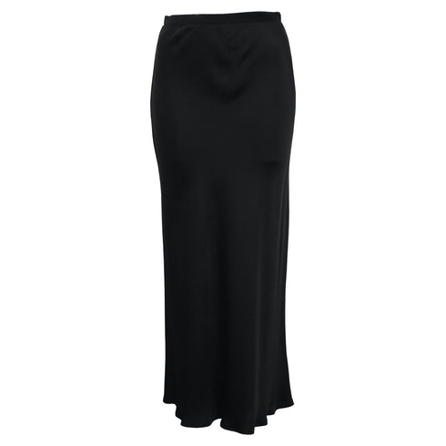 Women's Anine Bing Maxi Skirt in Black Silk