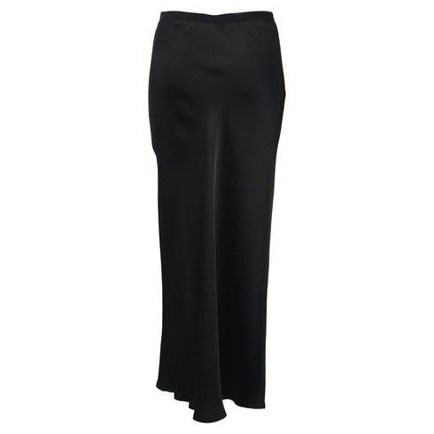 Women's Anine Bing Maxi Skirt in Black Silk