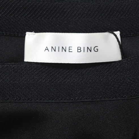 Women's Anine Bing Maxi Skirt in Black Silk
