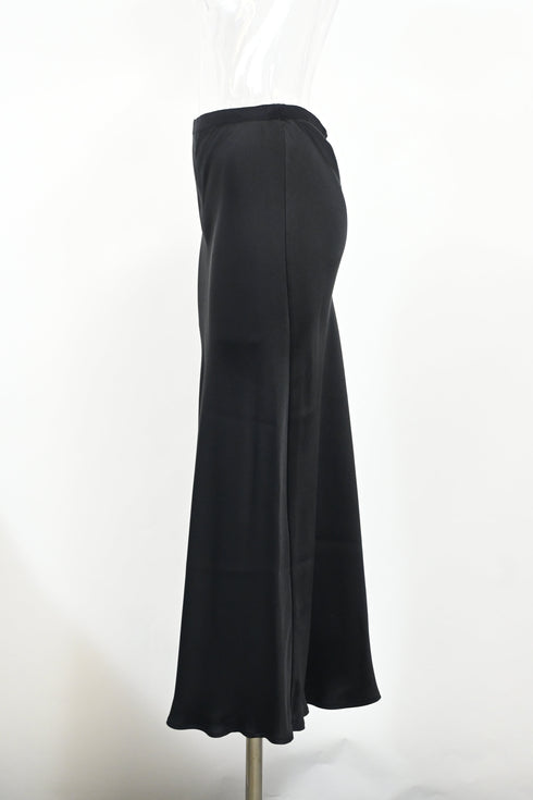 Women's Anine Bing Maxi Skirt in Black Silk