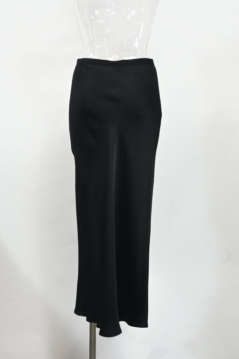 Women's Anine Bing Maxi Skirt in Black Silk
