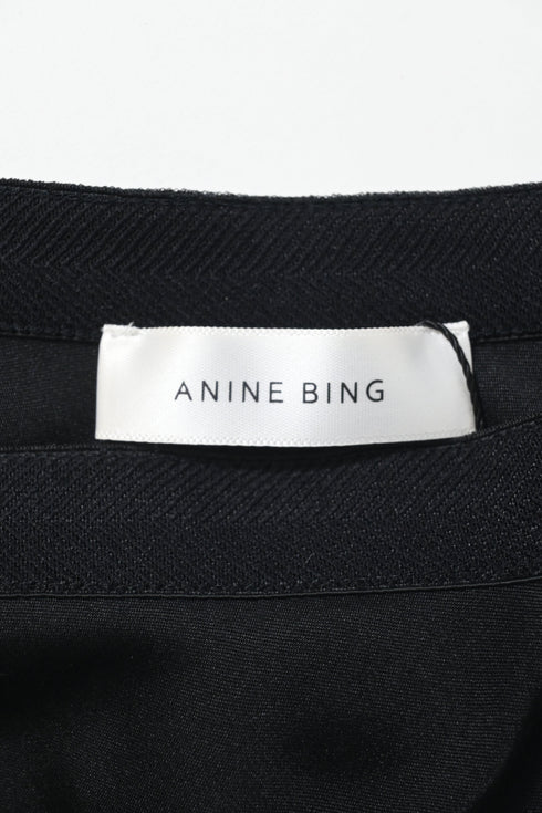 Women's Anine Bing Maxi Skirt in Black Silk