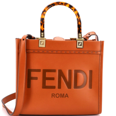 Sunshine Shopper Tote Leather Small