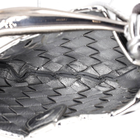 Sardine Top Handle Bag Metallic Leather Mini