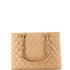 Grand Shopping Tote Quilted Caviar