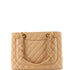 Grand Shopping Tote Quilted Caviar