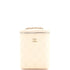 Vertical Classic Vanity Case with Chain Quilted Caviar Small
