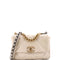 19 Flap Bag Quilted Leather Medium