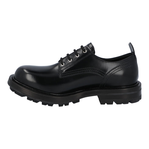 Men's Alexander McQueen Ridged Sole Lace-Up 'Black'