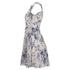 Women's RED Valentino Monkey Print Mini Ruffle Trim Dress in Cream Silk