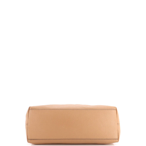 Soho Chain Strap Shoulder Bag Leather Medium