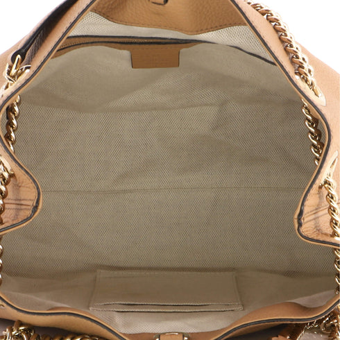 Soho Chain Strap Shoulder Bag Leather Medium