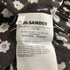 Women's Jil Sander Floral Print Maxi Shirt Dress in Black Polyamide