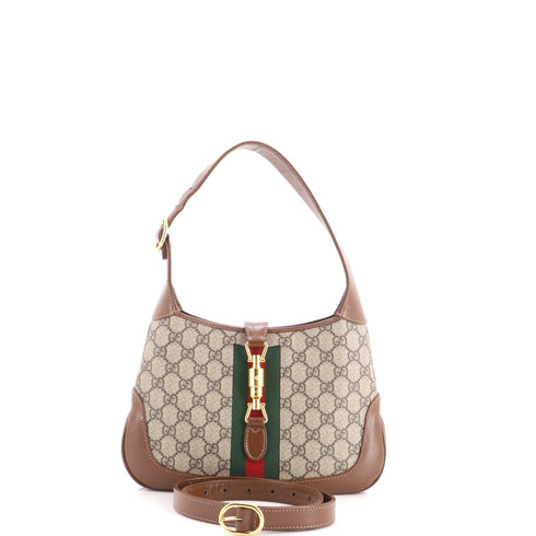 Jackie 1961 Hobo GG Coated Canvas Small