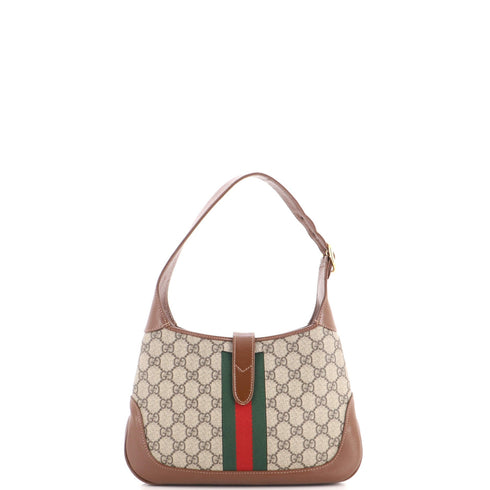 Jackie 1961 Hobo GG Coated Canvas Small