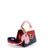 Queen Margaret Top Handle Bag Colorblock Leather Small