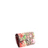Padlock Continental Chain Wallet Blooms Print GG Coated Canvas Long