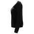 Women's Kenzo Logo-Embroidered Crewneck Sweater in Black Cotton