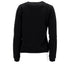 Women's Kenzo Logo-Embroidered Crewneck Sweater in Black Cotton