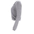 Women's RED Valentino Bow-Embellished Cardigan in Grey Wool