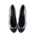 Women's CC Cap Toe Bow Ballerina Flats Sequins with Grosgrain