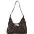 Vintage Shoulder Bag Zucca Canvas Medium
