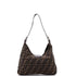 Vintage Shoulder Bag Zucca Canvas Medium