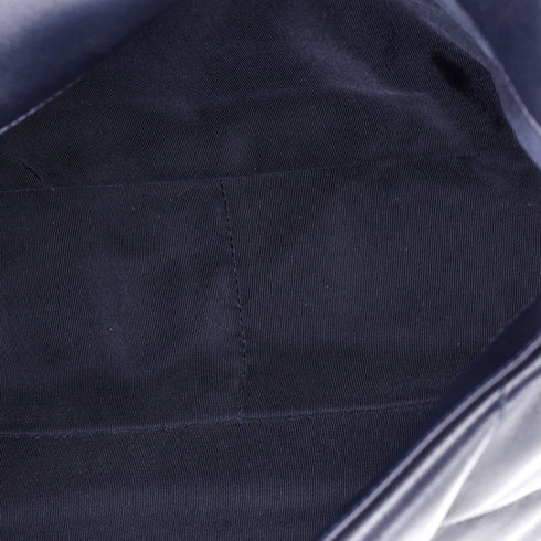 19 Flap Bag Quilted Leather Maxi