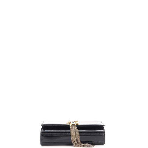 Classic Monogram Tassel Crossbody Bag Patent Small