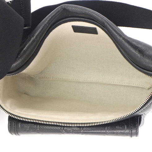 Front Pocket Belt Bag GG Embossed Perforated Leather