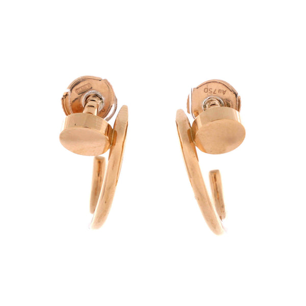Juste un Clou Hoop Earrings 18K Rose Gold Small