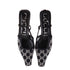Women's Slingback Pumps Crystal GG Embellished Mesh