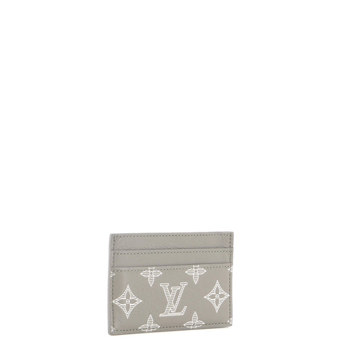 Double Card Holder Monogram Shadow Leather
