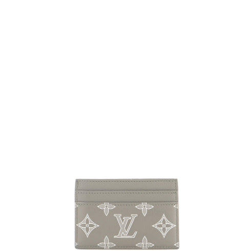 Double Card Holder Monogram Shadow Leather