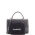 Trendy CC Top Handle Bag Quilted Lambskin Medium