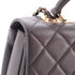 Trendy CC Top Handle Bag Quilted Lambskin Medium