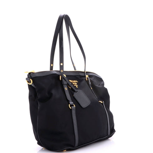 Convertible Belted Tote Tessuto Large