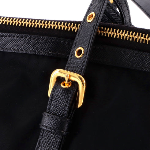 Convertible Belted Tote Tessuto Large