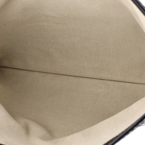 Fold Over Clutch Oblique Canvas